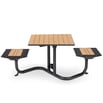 Anova Beacon Hill Recycled Plastic Bistro Table, 2 Flat Seats BH1800R