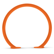 Anova Tandem Circle Powder Coated Bike Rack, Inground Mount | CIRCLEBRING