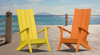 Blog BrightlyColored Adirondack Chairs