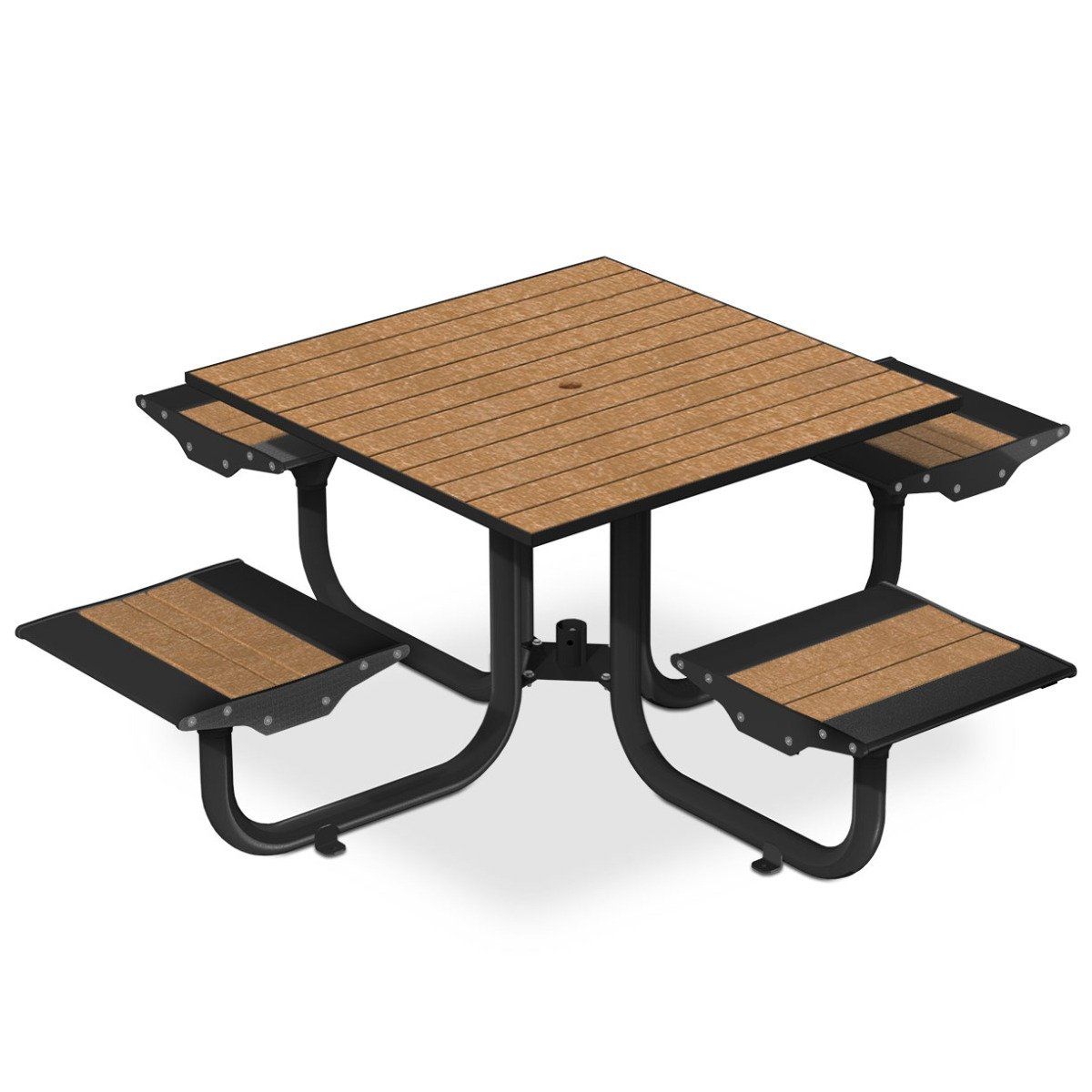 テーブル・チェア・ハンモック SC25 BOXUNIT by WANTKEY Black Label Anova Beacon Hill Recycled Plastic Table , 4 Flat Seats | BH1841R