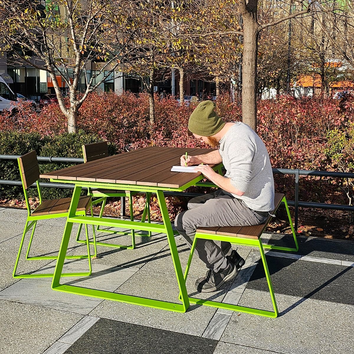 Anova Vibe 6' Recycled Plastic Rectangular Table | RLA72R