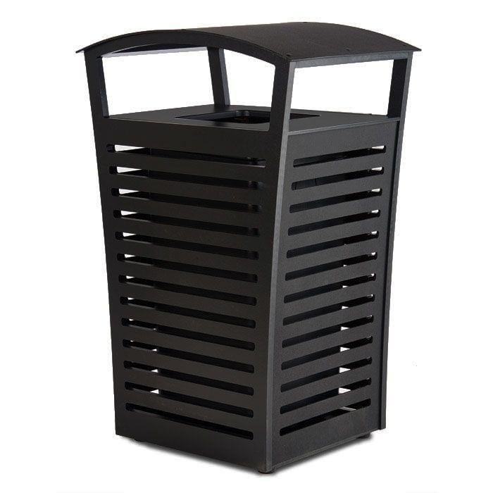 Anova Exposition 22 Gallon Plastic Receptacle/Recycler, Side Door