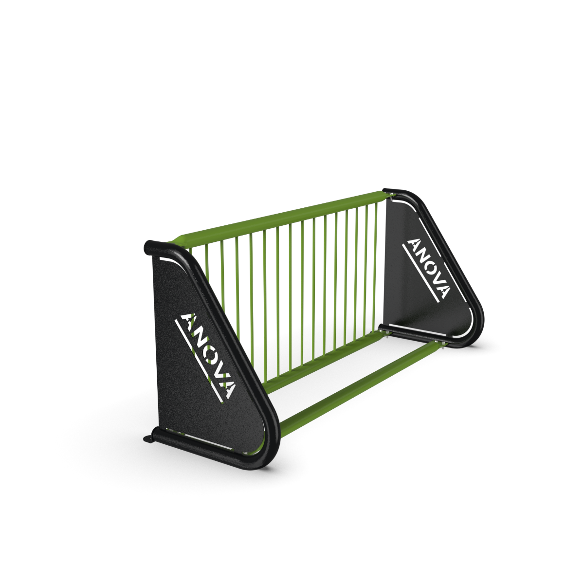 Anova Ultra 6' Slotted Steel Bench, Portable/Surface Mount | L1337