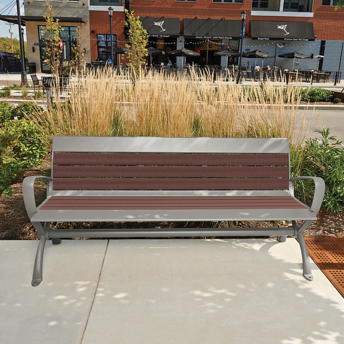 Anova Beacon Hill Recycled Plastic 6' Contour Bench | BH1880R