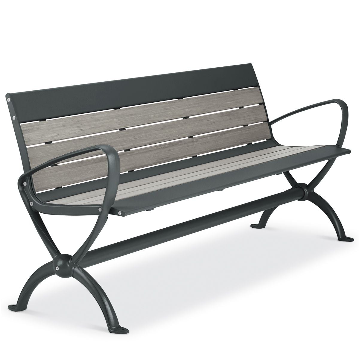 Anova Beacon Hill Recycled Plastic 6' Contour Bench | BH1880R