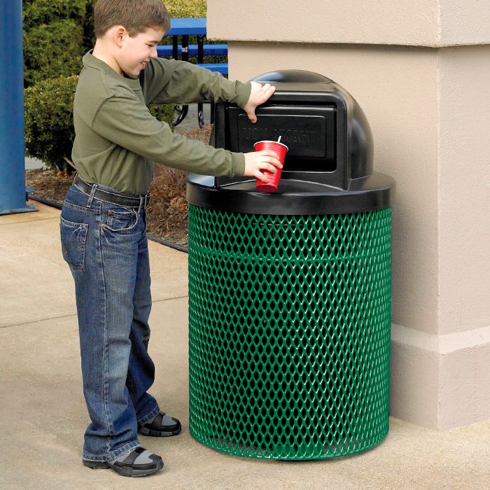 Anova Ultra 32 Gallon Expanded Steel Trash Receptacle Base | F1021L