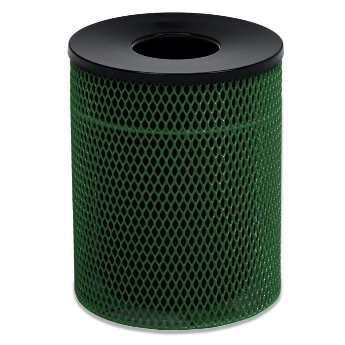 Anova Ultra 32 Gallon Expanded Steel Trash Receptacle, Dome Top