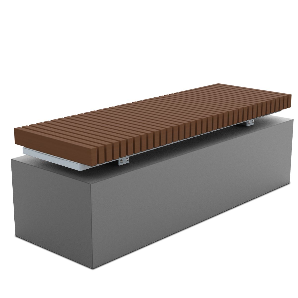 Anova Infinity 2' x 6' Linear Recycled Plastic Wall Mount Flat