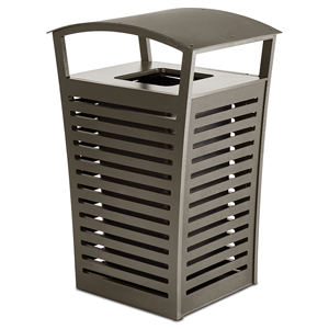 Anova Exposition 22 Gallon Trash Receptacle/Recycler, Side Door
