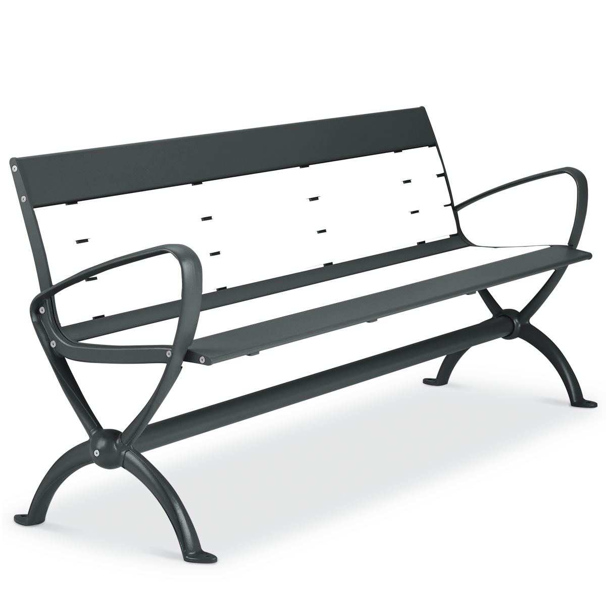 Anova Beacon Hill Recycled Plastic 6' Contour Bench | BH1880R