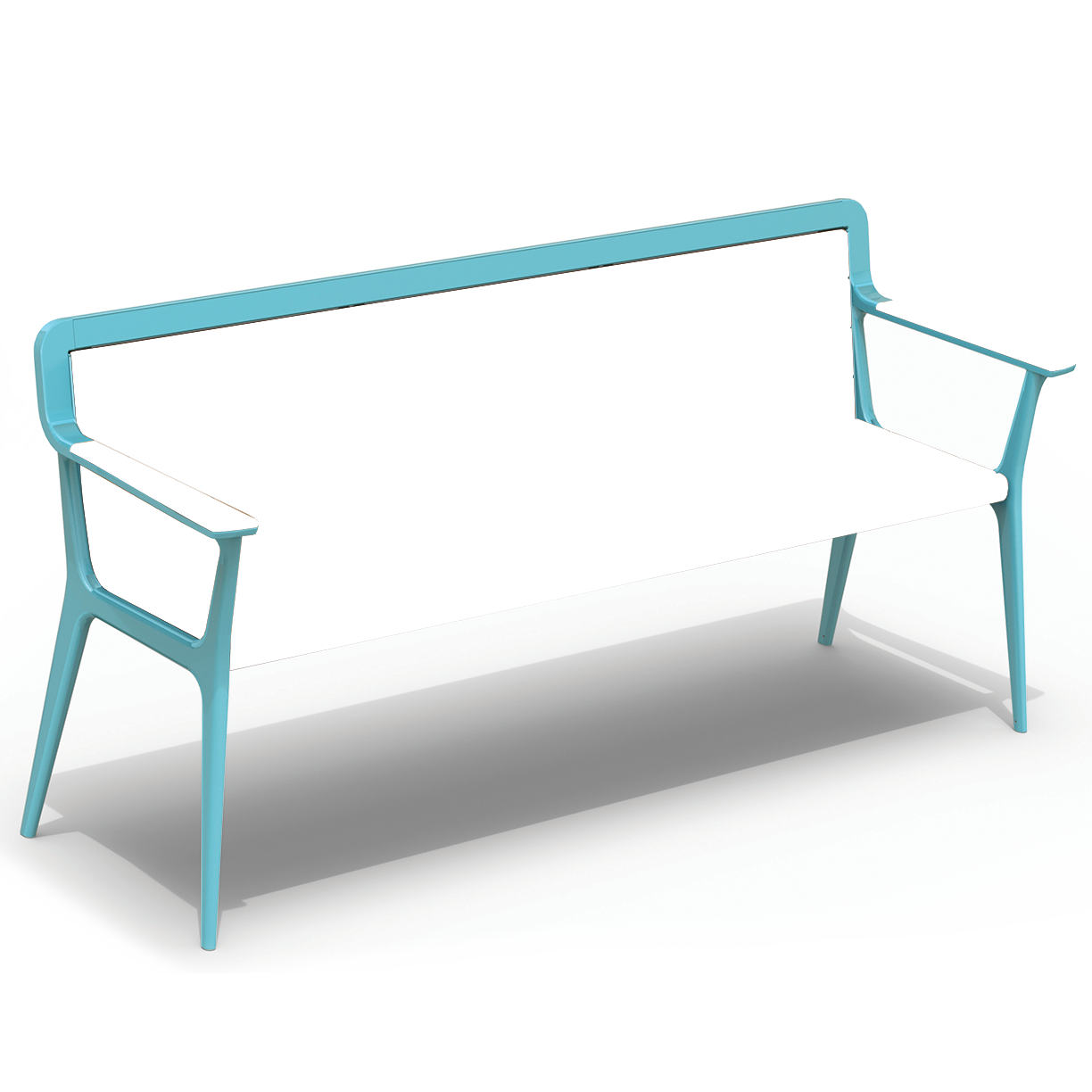 Anova Elevation 6' Recycled Plastic Bench ELV80R