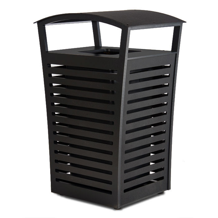 Anova Exposition 22 Gallon Plastic Receptacle/Recycler, Side Door