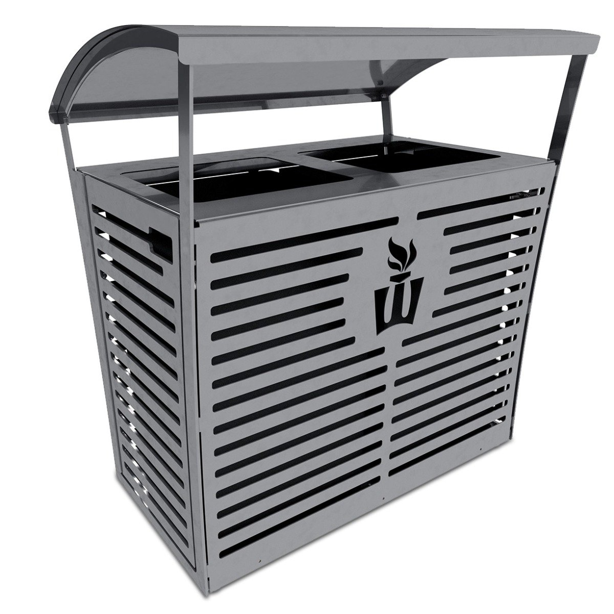 Anova Exposition 70 Gallon Custom Trash Receptacle/Recycler Anova Exposition 70 Gallon Custom Trash Receptacle/Recycler